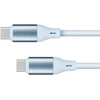 USB tipas C – C tipo USB kabelis 1 m silikono mėlynas Kruger & Matz Basic