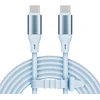 USB tipas C – C tipo USB kabelis 1 m silikono mėlynas Kruger & Matz Basic