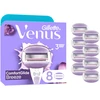 Venus – „ComfortGlide Breeze“ skutimosi peiliukai – violetiniai/balti – 8 vnt.