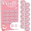 Venus – „ComfortGlide Spa Breeze“ skutimosi peiliukai – rožiniai/balti – 12 vnt.