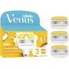 „Venus“ – „Pro ComfortGlide Coconut Olay“ skutimosi peiliukai – geltoni/balti – 3 vnt.