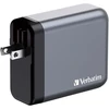 Verbatim GNC-140 GaN įkroviklis, 4 prievadų, 140 W, USB-A/USB-C