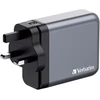 Verbatim GNC-140 GaN įkroviklis, 4 prievadų, 140 W, USB-A/USB-C