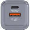 Verbatim GNC-35 GaN įkroviklis, 2 prievadų, 35 W, USB-A/USB-C