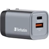 Verbatim GNC-35 GaN įkroviklis, 2 prievadų, 35 W, USB-A/USB-C