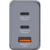 Verbatim GNC-65 GaN įkroviklis, 3 prievadų, 65 W, USB-A/USB-C