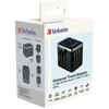 Verbatim - universalus kelioninis adapteris UTA-04 PD61W/QC / 3xUSB / 2xType-C