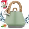 Virdulys plieno su gwizdkiem 2,5 l mėlyna, indukcija, klausberg kb-9062