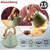 Virdulys plieno su gwizdkiem 2,5 l mėlyna, indukcija, klausberg kb-9062