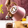 Virdulys plieno su gwizdkiem 2,5 l rožinė, indukcija, klausberg kb-9064