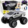 Lean Toys Nuotoliniu būdu valdomas visureigis automobilis RC 1:16 sidabrinis