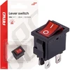 Rotorinis jungiklis su raudonu apšvietimu 20a 12v 24v amio-04440