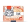 „wanpy“ – „Wanpy“ kačių kreminiai, laižomi skanėstai su tunu ir lašiša, 50 vnt. pakuotėje, 700 g (50 x 14 g) – 700 g (50 x 14 g)