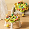 Lean Toys Daugiafunkcinis interaktyvus edukacinis staliukas vaikams