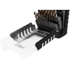 Grąžtas Wiertła HSS-CNC metalo grąžtai, 124°, „Pro-Tec“, 1,0–13,0 mm, 25 vnt. rinkinys