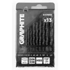 Grąžtas Wiertła HSS metalo grąžtai, 1,5–6,5 mm, 13 vnt. rinkinys