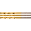Wiertła HSS-TiN metalo grąžtai 2,4 mm, 3 vnt.