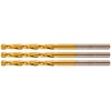 Wiertła HSS-TiN metalo grąžtai 2,5 mm, 3 vnt.