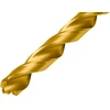 Wiertło Baildon DIN 338 RN 6,5 mm metalo grąžtas, HSS TiN (S), 101–63 mm (3 plokštumų kotas)