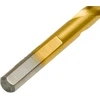 Wiertło Baildon DIN 338 RN 7 mm HSS TiN (S) metalo grąžtas, 109–69 mm (3 plokštumų kotas)