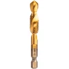 Grąžtas NEO TOOLS 08-956 M10x1.5 mm, TiN danga, šešiabriaunis