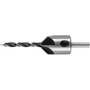 Medienos grąžtas su gilinimo freza (Chamfer) GRAPHITE, 4/16 mm