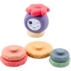 Lean Toys Minkšta sensorinė piramidė 8 dalių