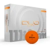 Wilson DUO minkštas golfo kamuoliukas – oranžinis – 12 kamuoliukų