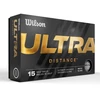 Wilson golfo kamuoliukai Ultra Baltas, 15 vnt. pakuotėje