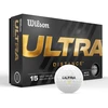 Wilson golfo kamuoliukai Ultra Baltas, 15 vnt. pakuotėje