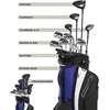 Wilson - Player Fit Steel/Stand Stiff vyriškas golfo krepšys dešiniarankiams - rinkinys