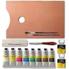 „Winsor Newton“ – „Galeria“ akrilinių medinių dažų rinkinys, 8 x 60 ml + priedai (839986)