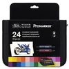 Winsor & Newton - „Promarker“ rinkinys – studentams, 24 vnt. + dėklas