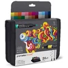 Winsor & Newton - Teptukų rinkinys - Studentams, dizaineriams - 24 vnt. + dėklas