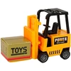 Lean Toys Žaislinis šakinis krautuvas su frikcinė pavara LeanToys, geltonas