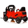 Lean Cars Vienvietis vaikiškas elektromobilis Forklift WH101, raudonas