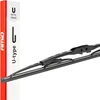 Automobilio valytuvo šluotelė, metalinis karkasas, U tipo, universali, 17 colių 425 mm 43 cm amio-04007