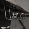 Xrocker „X-Rocker“ – „Ocelot Carbon“ žaidimų stalas – mėlyni ir raudoni lipdukai