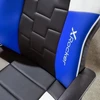 Xrocker „X-Rocker“ – „Saturn“ vidutinio atlošo ratukų elektroninio sporto žaidimų kėdė vaikams ir paaugliams – juoda/mėlyna