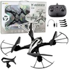 Lean Toys Modernus dronas Y30 su LED apšvietimu ir 360° apsisukimu