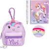 Ylvi - Kanceliarinė kuprinė Vienaragis - Rožinė ir Violetinė - Mini