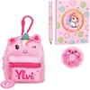 Ylvi - Kanceliarinė kuprinė Vienaragis - Rožinė ir Violetinė - Mini