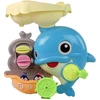 Vonios žaislas Lean Toys delfinas su kriokliu, 30x30x11 cm