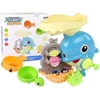 Vonios žaislas Lean Toys delfinas su kriokliu, 30x30x11 cm