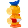 Lean Toys Vonios žaislas antis su malūnėliu