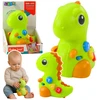Lean Toys Interaktyvus žaislas vaikams dinozauras su ratais