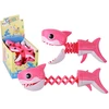Lean Toys Edukacinis žaislas Ryklys, rožinis