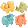 Lean Toys Guminiai automobiliai 4 vnt.