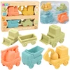Lean Toys Guminiai automobiliai 4 vnt.