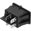 Złącze Oem Jungties jungiklis 12V šviesos jungiklis su raudonu diodu